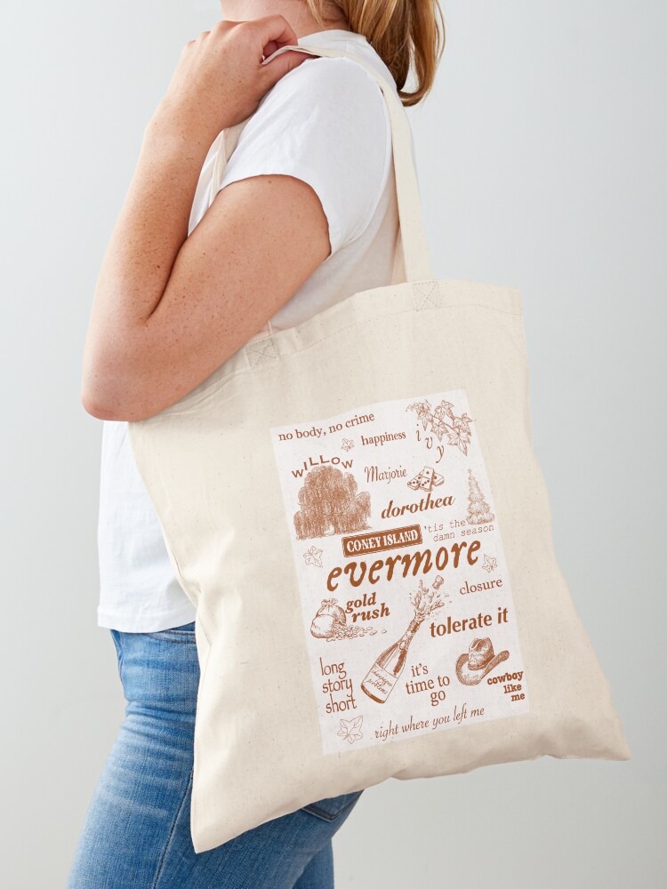 Evermore Taylor Swift print | Tote Bag