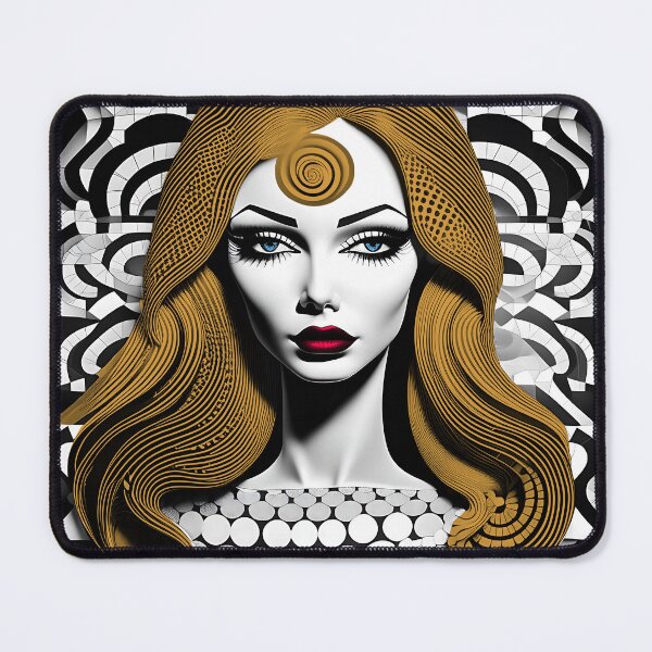 Item preview, [AI Art] “Hello, beautiful”, Optical Art Style designed and sold by Sissle.