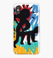The Hunting Primitive African Street Art Graffiti iPhone Case