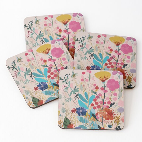 Item preview, Aesthetic Wildflower Colourful Print designed and sold by meggydesigns.