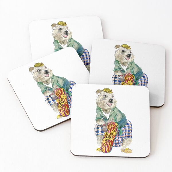 Item preview, Quokka the Skater designed and sold by Ekaterina Khozatskaya.