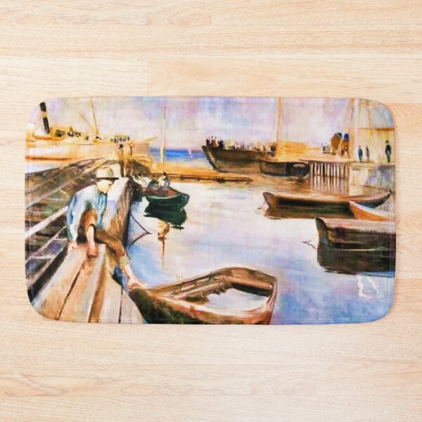 Item preview,  Arrival of the Mail Boat 1890 Edvard Munch  designed and sold by CristalleLisa.
