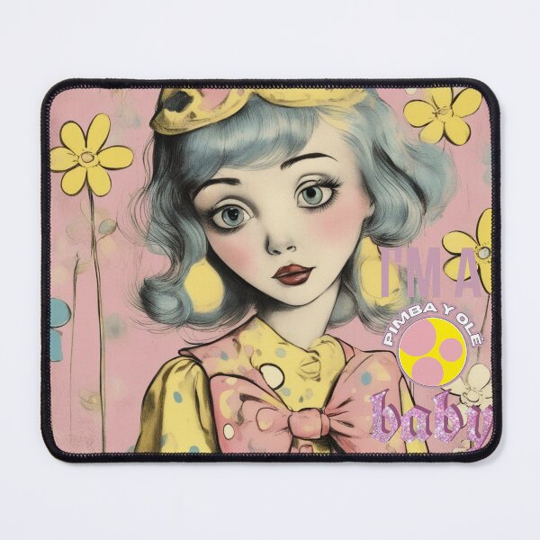 Item preview,  I am a Pimba Y Olé baby, sweet girl & daisies designed and sold by Pimbayole.