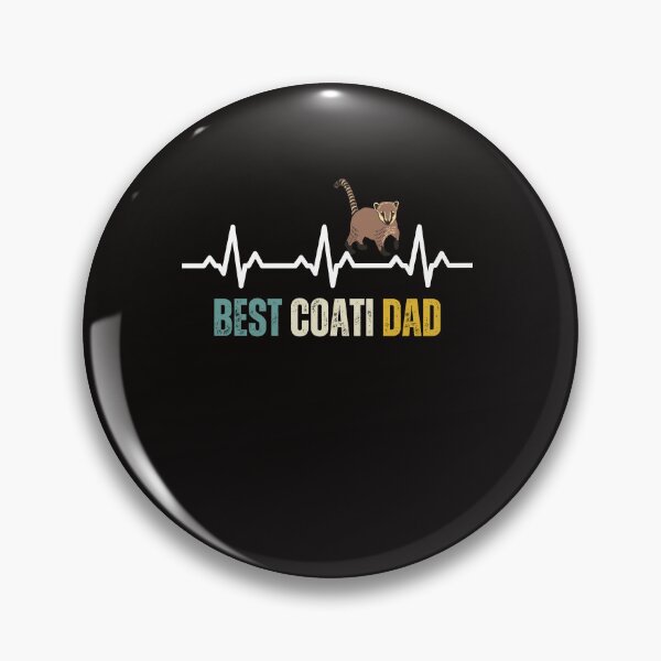 Item preview, Best Coati Dad Heatbreat Retro Vintage Funny Coati expert Lover designed and sold by Sarah38.