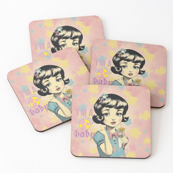 Item preview, I am a Pimba Y Olé baby, sweet girl & daisies designed and sold by Pimbayole.