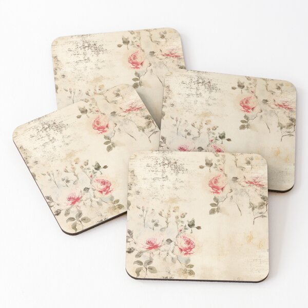 Item preview, Shabby Chic Vintage Rose Pattern - watercolor  designed and sold by pocketart2023.