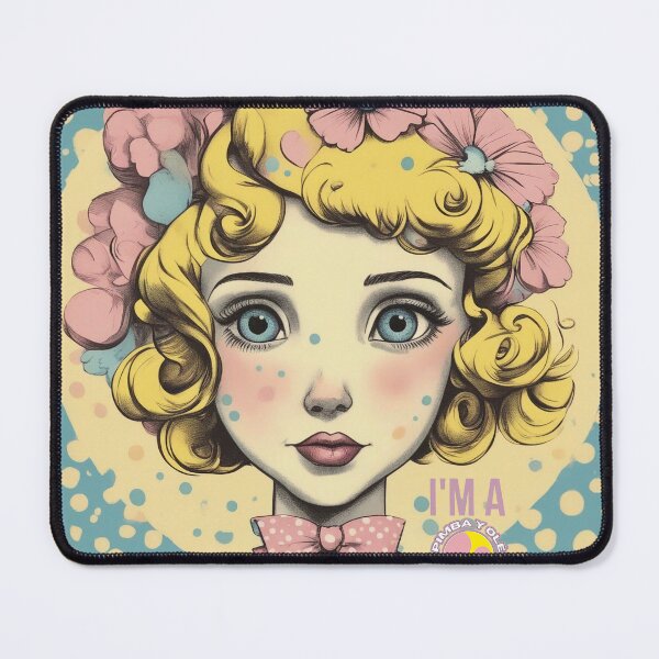 Item preview,  I am a Pimba Y Olé baby, sweet girl & daisies designed and sold by Pimbayole.