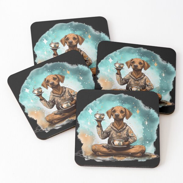 Item preview, Doga and Coffee Gift for Yoga Dog and Coffee Lovers designed and sold by AnnaMDesign.