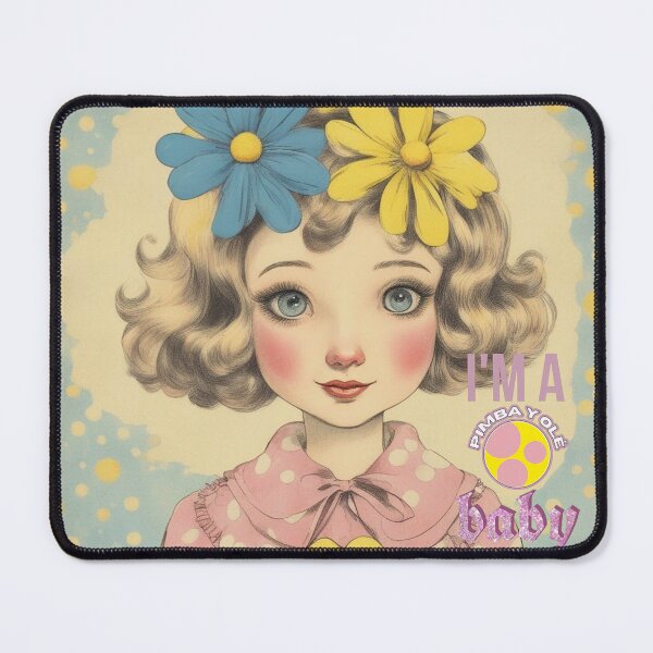 Item preview, I am a Pimba Y Olé baby, sweet girl & daisies designed and sold by Pimbayole.
