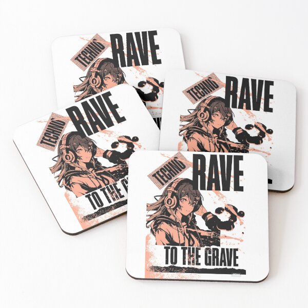 Item preview, Techno Rave To The Grave designed and sold by PlanetMarker.