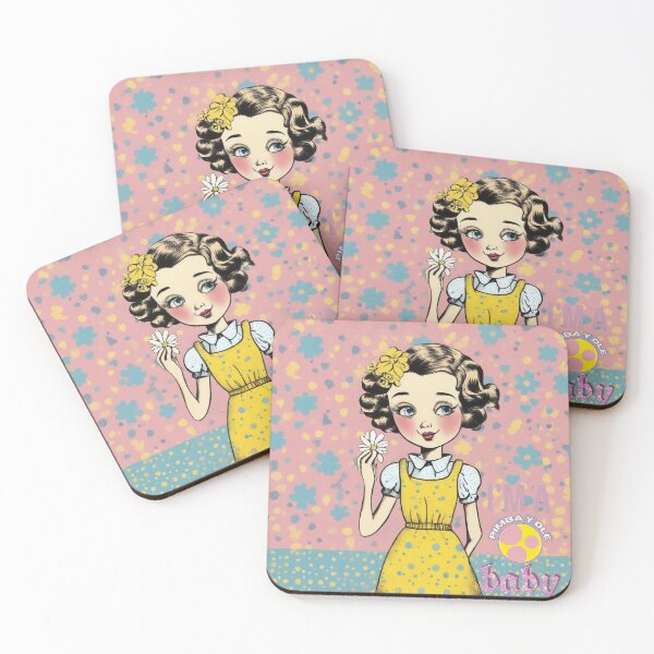 Item preview,  I am a Pimba Y Olé baby, sweet girl & daisies designed and sold by Pimbayole.