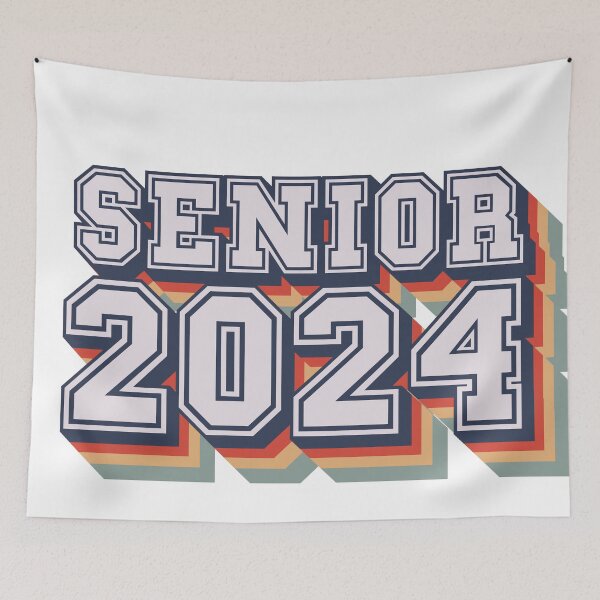 Item preview, Vintage tipography Senior 2024 Sport  designed and sold by HomeCoquette.