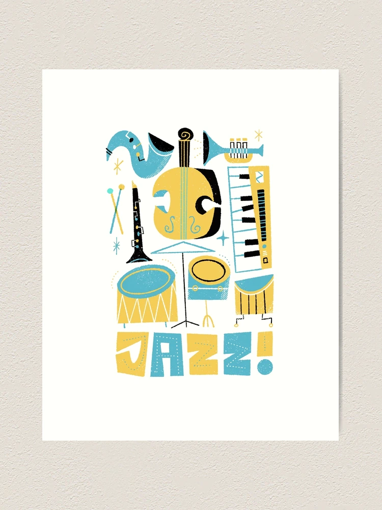 Vintage Jazz Music - Retro Mid-Century Style