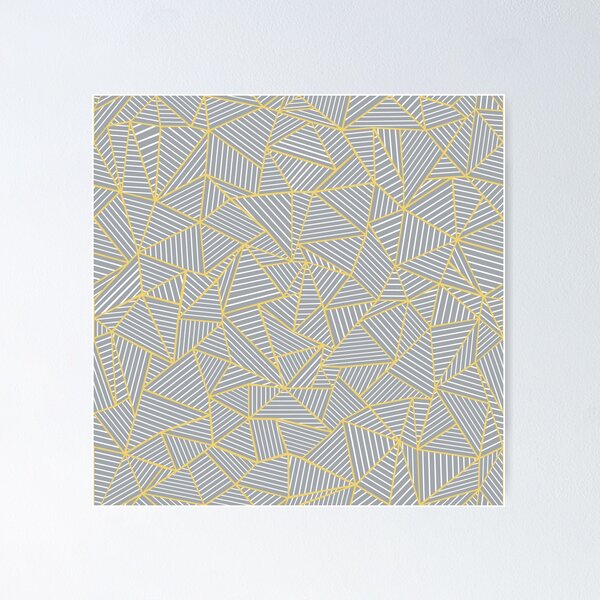 Item preview, Ab Out Lines Gold and Grey designed and sold by ProjectM.