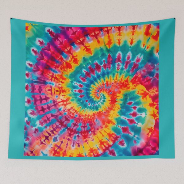 Item preview, Colorful Hippie Tie Dye Vintage Pattern designed and sold by Nabucodonoshop.
