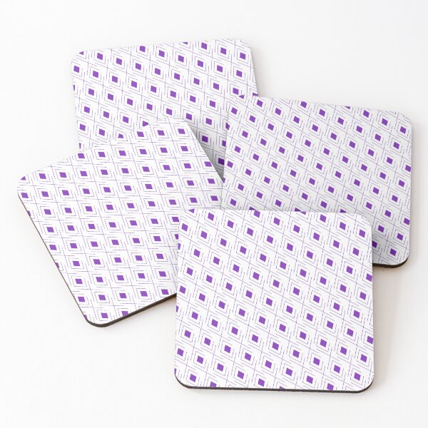 Item preview, Purple geometric squares and cross designed and sold by itsggdesigns.