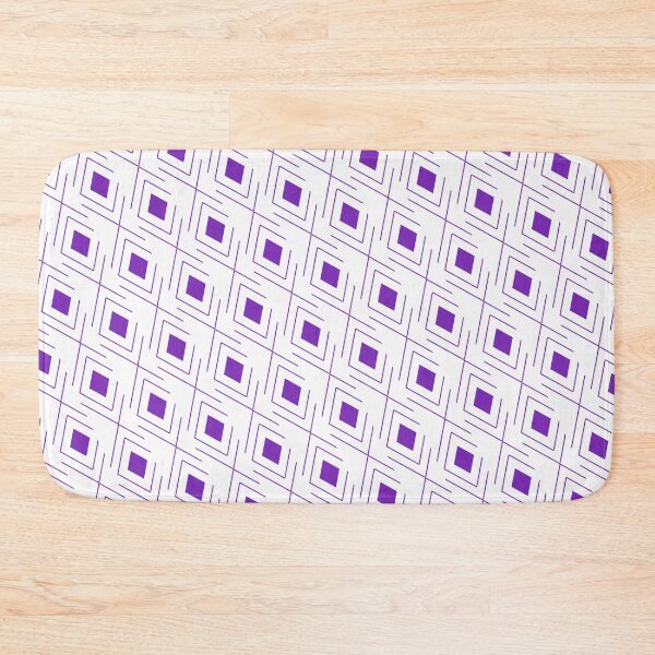 Item preview, Purple geometric squares and cross designed and sold by itsggdesigns.