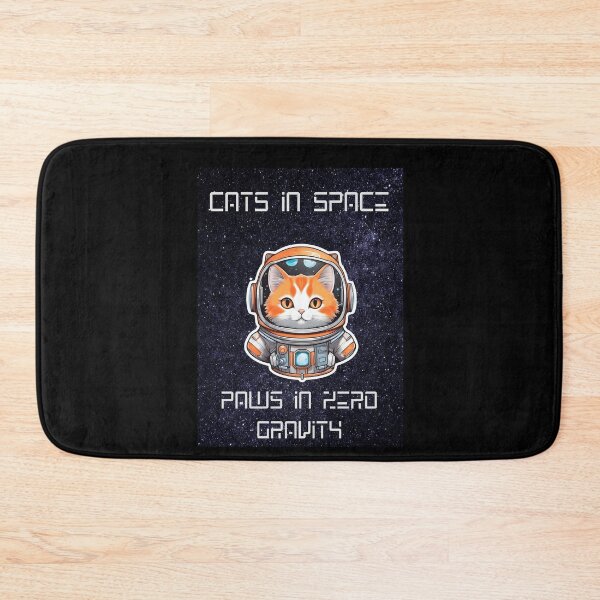 Item preview, cats in space. Paws in zero gravity. designed and sold by CuteCatsCoffee.