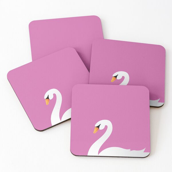 Item preview, swan on pink designed and sold by HelenDBVickers.