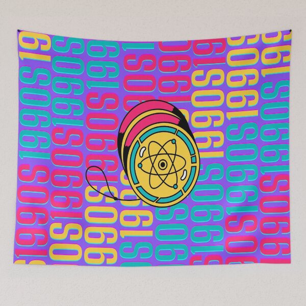 Item preview, 1990s retro design 13 - Purple Background designed and sold by PunjabanJatti.