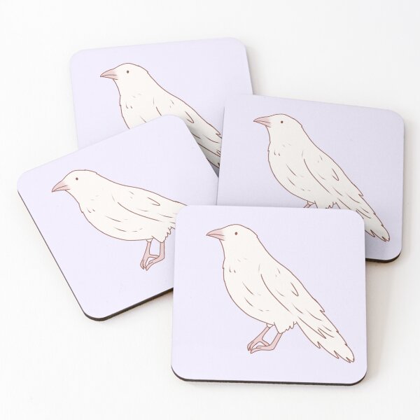 Item preview, White crow art designed and sold by Mayarart.