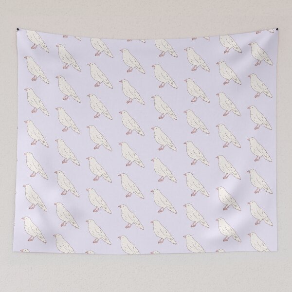 Item preview, White crow art designed and sold by Mayarart.