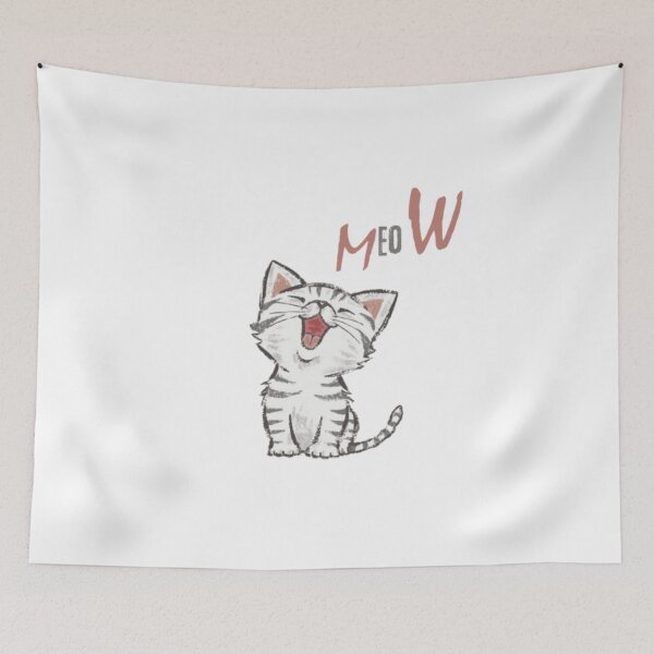 Item preview, Orange cute cate meow  designed and sold by Kemobanawity.