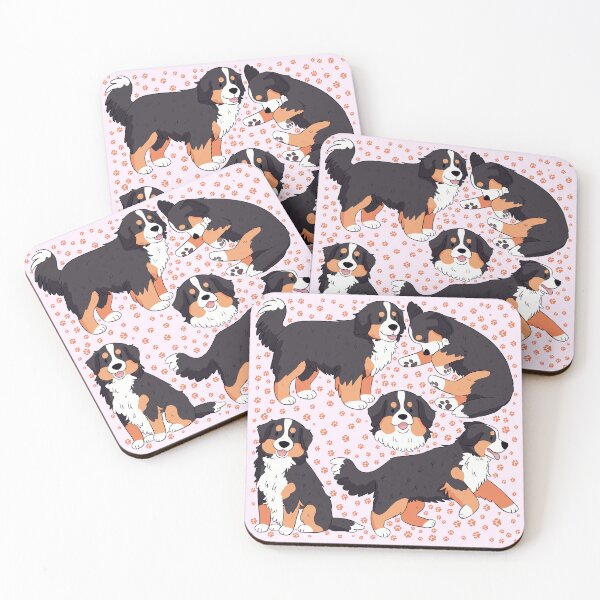 Item preview, Cute bernese mountain dog pattern  designed and sold by Yaragold.
