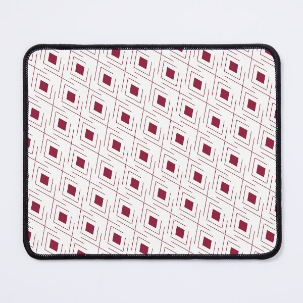 Item preview, Burgundy geometric squares and cross designed and sold by itsggdesigns.