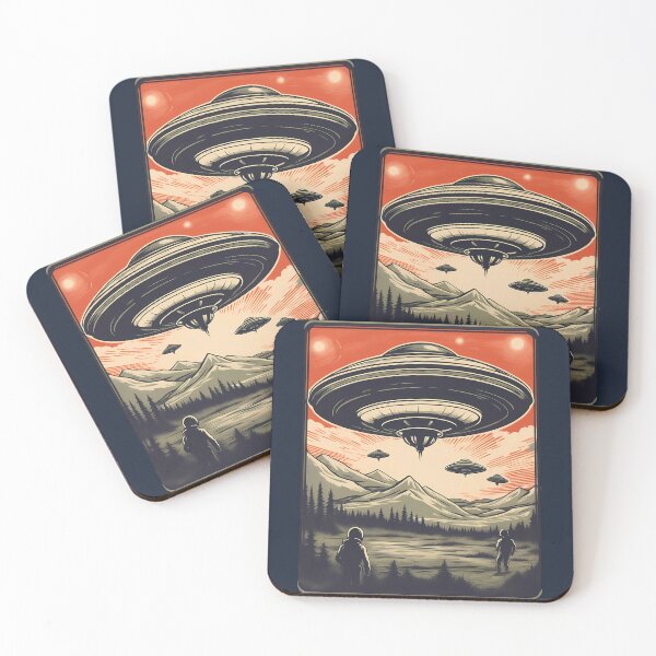 Item preview, Ufo propaganda style designed and sold by lumbarjack.