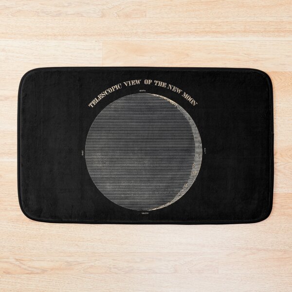 Item preview, New Moon (c.1855). Vintage plaque, restored by Mindthecherry designed and sold by MINDTHECHERRY.