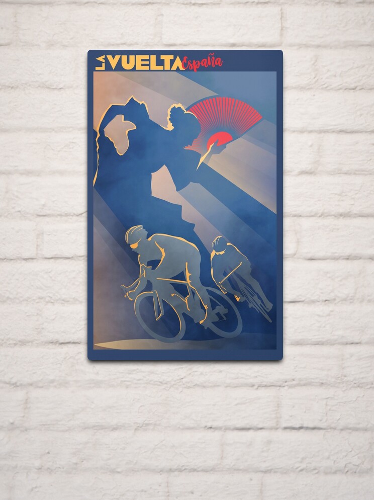 Thumbnail 2 of 4, Metal Print, La Vuelta Espana designed and sold by SFDesignstudio.