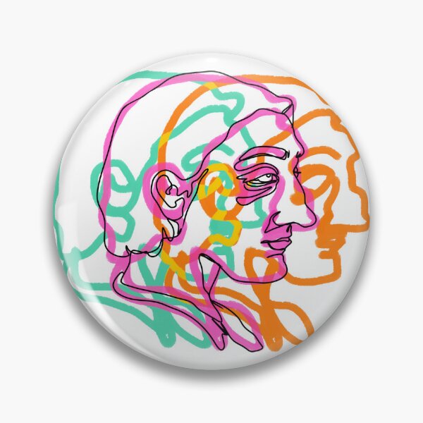 Item preview, Abstract face  designed and sold by Roses Mond.