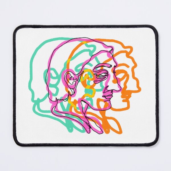 Item preview, Abstract face  designed and sold by Roses Mond.