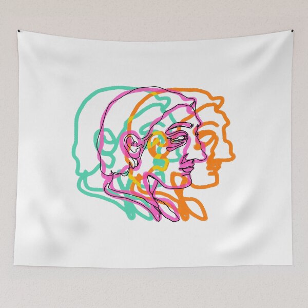 Item preview, Abstract face  designed and sold by Roses Mond.