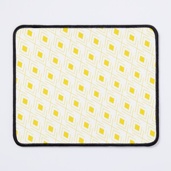 Item preview, Golden yellow geometric squares and cross designed and sold by itsggdesigns.