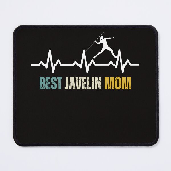 Item preview, Best Javelin Mom Heartbeat Retro Funny Javelin Throw Athlete designed and sold by Sarah38.