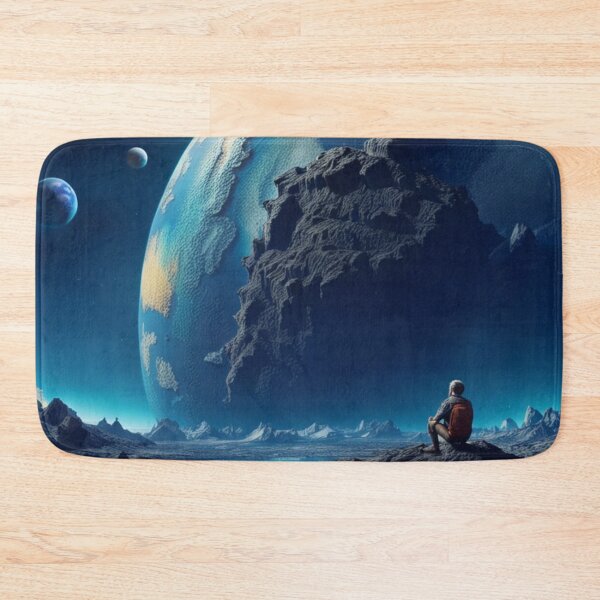 Item preview, Lunar Contemplation: Earth's Beauty from Afar designed and sold by Itsapizzart.