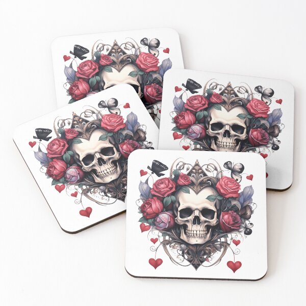 Item preview, Romantic skull designed and sold by sikkoraaSHoOP.