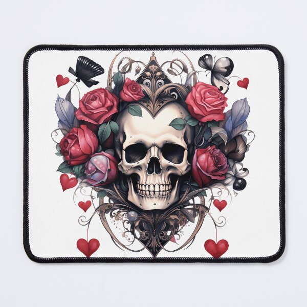 Item preview, Romantic skull designed and sold by sikkoraaSHoOP.