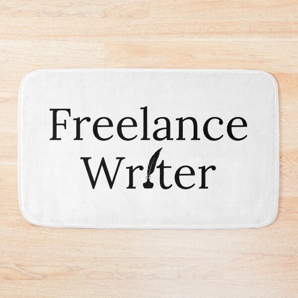 Item preview, Freelance Writer - Quill and Ink - Black Text designed and sold by TheKnightWriter.