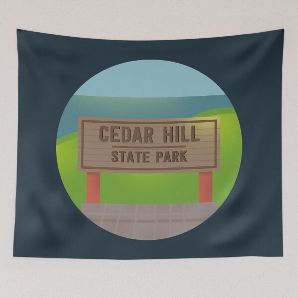 Item preview, Cedar Hill State Park designed and sold by AdventureModa.