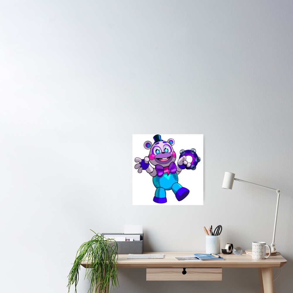 Five Nights At Freddy's Security Breach - HELPY Art Board Print