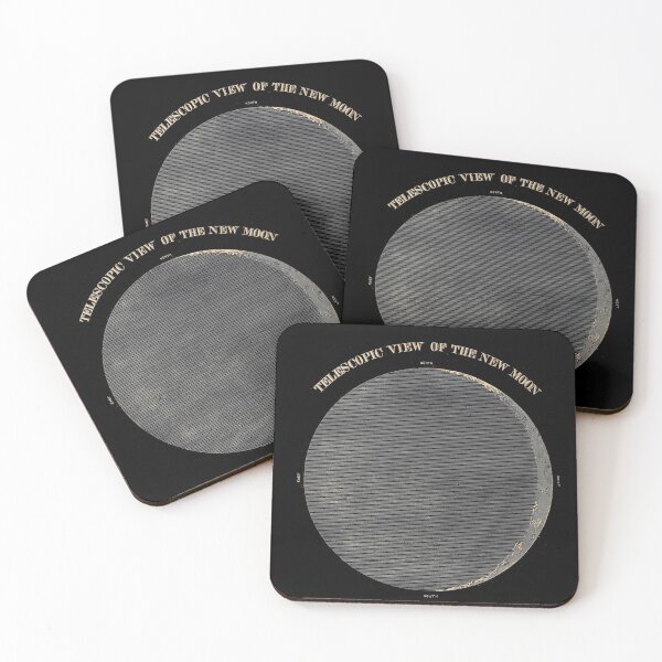 Item preview, New Moon (c.1855). Vintage plaque, restored by Mindthecherry designed and sold by MINDTHECHERRY.