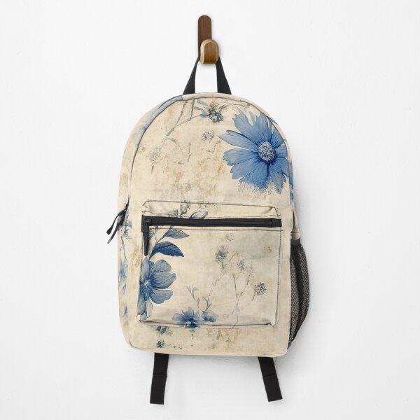 Item preview, Antique Blue Floral Vintage Pattern - watercolor designed and sold by pocketart2023.