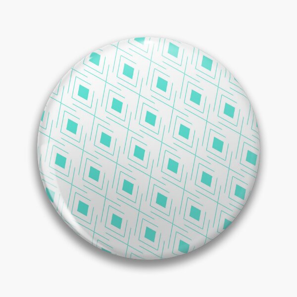 Item preview, turquoise geometric squares and cross designed and sold by itsggdesigns.