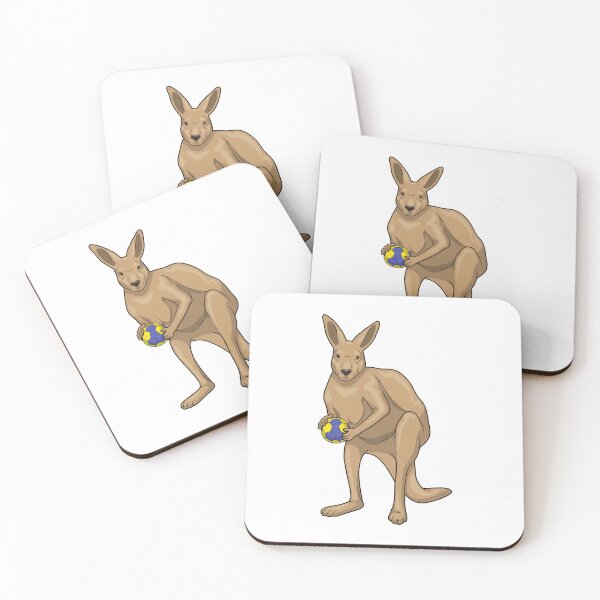 Item preview, Kangaroo Handball player Handball designed and sold by Snabdesign84.