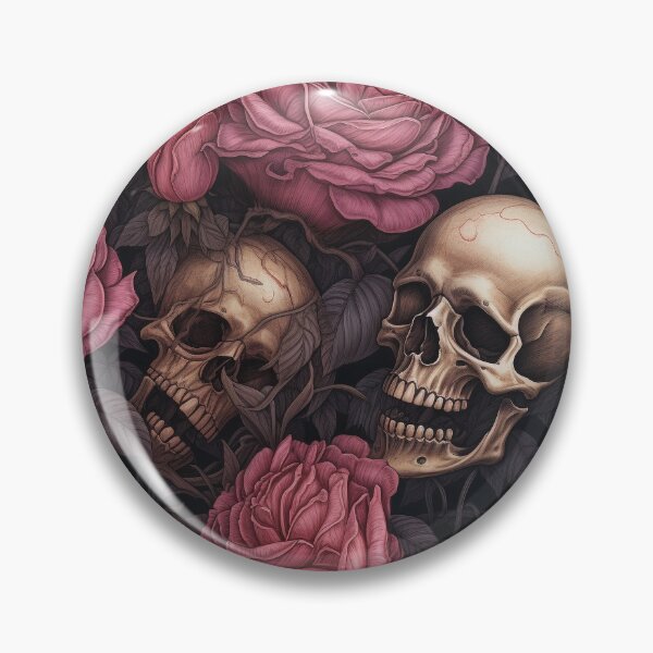 Item preview, Skulls and roses designed and sold by SvarunPogani.