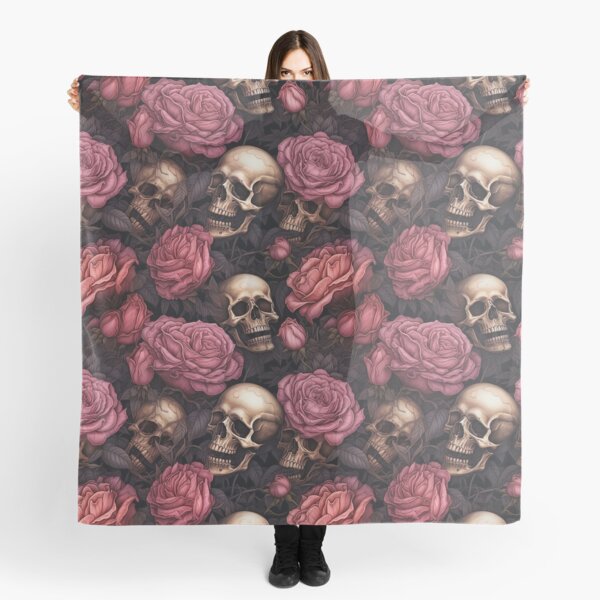 Aperçu de l'œuvre Crânes et roses créée et vendue par SvarunPogani.