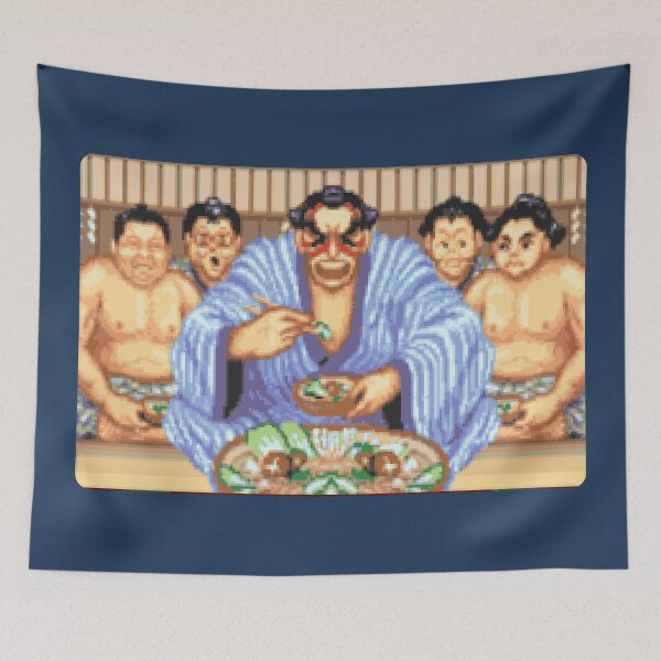 Item preview, SF2 C.E. E Honda ending sequence designed and sold by PIXLTEES.